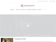 Tablet Screenshot of cecchinigroup.ca